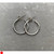 Extra Small Sterling Silver Notches Hoop Earrings by Iona Hall SOLD