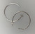 Sterling Silver Notches Small Hoop Earrings by Iona Hall