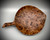 'Leaf Bowl' Hand-Carved in Burr Elm by Kenny Woods