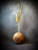 Chiseled Texture Burr Elm 'Sphere Bud Vase' by Kenny Wood
