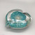 Turquoise Blue Heart with 23.4 Carat Gold Leaf by Elin Isaksson SOLD