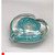 Turquoise Blue Heart with 23.4 Carat Gold Leaf by Elin Isaksson SOLD