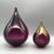 Large Two-Tone Dew Drop in Hyacinth and Amber by Elin Isaksson