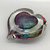 Ruby, Amber and Blue Heart, EI425 by Elin Isaksson SOLD