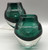 Dark Green Liquid Ice Candle Holder by Elin Isaksson SOLD