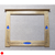 Landscape Mirror with Blue Fused Glass and Studs by Archie McDonald SOLD