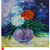 Beautiful Flowers in a Purple Bowl by Jolomo SOLD