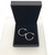 Notches Extra Small Hoop Earrings in Sterling Silver by Iona Hall SOLD