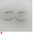 Notches Extra Small Hoop Earrings in Sterling Silver by Iona Hall SOLD