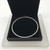 Large Notches Bangle in Silver by Iona Hall