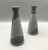 Candle Stick Pair with Teal Glaze (JF125-CS) by Bay Studio