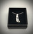 Char Collection Polished Small Silver Pendant Necklace by Iona Lundie