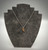 Char Collection Polished Bronze Pendant on Silver Chain by Iona Lundie