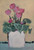 Cyclamen in Cream Pot 2 by Mary McDonald SOLD