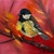 Blue Tit in Red - Charmaine Boyle