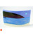 Large Fused Glass Horizon Panel in Blue  by Harmonies in Wood  SOLD 