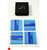 Set of 4 Fused Glass Coasters in Blue by Harmonies in Wood SOLD
