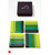 Set of 4 Fused Glass Coasters in Green by Harmonies in Wood SOLD
