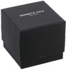 Watch Men Kenneth Cole New York Transparency Quartz Stainless Steel and Black Leather 10022286
