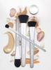 Makeup Brushes BS-Mall 12 Pcs Set Premium Synthetic Silver Foundation Blending Blush Face - Powder Brush Kit
