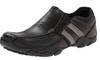 Footwear Skechers Men's Diameter Zinroy Slip-On Black Leather Loafer