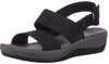 Footwear Clarks Women's Arla Jacory Wedge Sandal Black