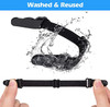 Mask Extender Strap Ear Saver Adjustable Black Washable