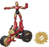 Toy Marvel Bend and Flex  Rider Iron Man Action Figure 6-Inch & Flexible 2-in-1 Motorcycle
