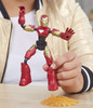 Toy Marvel Bend and Flex  Rider Iron Man Action Figure 6-Inch & Flexible 2-in-1 Motorcycle