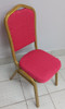CHAIR WAITING GOLD & RED METAL WITH SPONGE NSC-2307
