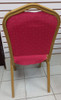 CHAIR WAITING GOLD & RED METAL WITH SPONGE NSC-2307