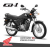MOTORCYCLE HONDA CB1 125cc BUTTON & KICK START