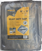 TARPAULIN SILVER 10' x 10' WORKSITE TARP-S1010 HEAVY DUTY