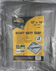 TARPAULIN SILVER 12' x 16' WORKSITE TARP-S1216 HEAVY DUTY
