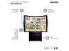 REFRIGERATOR SAMSUNG RF27T5501B1 WITH LCD SCREEN SMART HUB