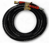 PRESSURE WASHER HOSE 4350PSI DIN 20022 I.D SNAP ON MALE AND FEMALE METAL 3/8" X 50'