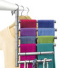 Scarf Rack LYNK Accessory Closet Hanger Organizer Pivoting Platinum