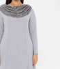Dress Evening Lined Grey / Blush