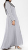 Dress Evening Lined Grey / Blush