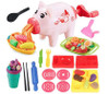 Toy Kitchen creation pink pig play food set (playdoh not included)