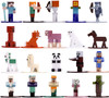 Toy Jada Minecraft 20-Pack Wave Metalfigs 3, 1.65" Die-Cast Collectible Figures