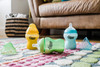 Baby Bottle Tommee Tippee Closer to Nature Fiesta Anti-Colic, Slow Flow, BPA-Free - 9 Ounces, Multi-colored, 6 Pack 