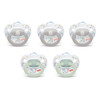 Baby NUK Orthodontic Pacifiers, 0-6 Months, 5-Pack