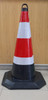 TRAFFIC CONE PVC 30" 75CM WITH REFLECTIVE TAPE