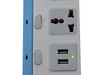 POWER STRIP WITH USB 3 OUTLET PREMIER TC-7212USB