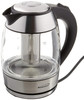 KETTLE BRENTWOOD KT-1960BK 1.8L CORDLESS GLASS ELECTRIC WITH TEA INFUSER