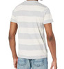 Men T-shirt US Polo Stripe round neck grey