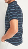 Men Shirt Short Sleeve Button Down Old Navy Navy stipe