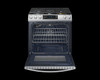 STOVE 5 BURNER SAMSUNG NX60T8511SS AIR FRYER TRUE CONVECTION OVEN WITH PLATE-GRIDDLE