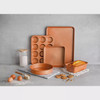 BAKEWARE GOTHAM STEEL 1508MG CERAMIC COPPER 5PCS SET NON-STICK